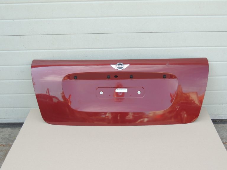 Mini cooper r57 kabrioleta aizmugurējā bagāžnieka vāks NIGHTFIRE RED METALLIC (857)