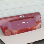 Mini cooper r57 kabrioleta aizmugurējā bagāžnieka vāks NIGHTFIRE RED METALLIC (857)