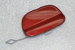 MiniCooper R57 aizmugurējā bampera pārsegs vilkšanas acs NightfireRed 51110430257