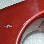Mini Cooper R57 LCI bampera pārsegs labajā pusē Nightfire Red OE 51110430224