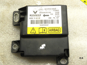 Dacia Sandero I Logan MCV Airbag control unit Airbag Control unit 8200307188