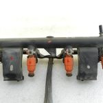 Citroen Peugeot 1.6i 16V 81KW Inžektoru sliede ar inžektoriem 9650764780