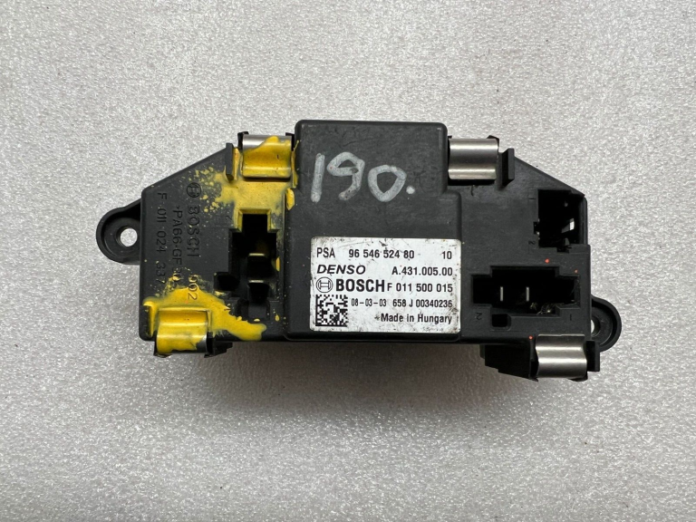 Citroen pretestības ventilators 9654652480