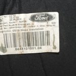 Oriģināls Ford Focus IV motora pārsega izolācijas paklājs ar kronšteinu komplektu JX7B-A16746-AD