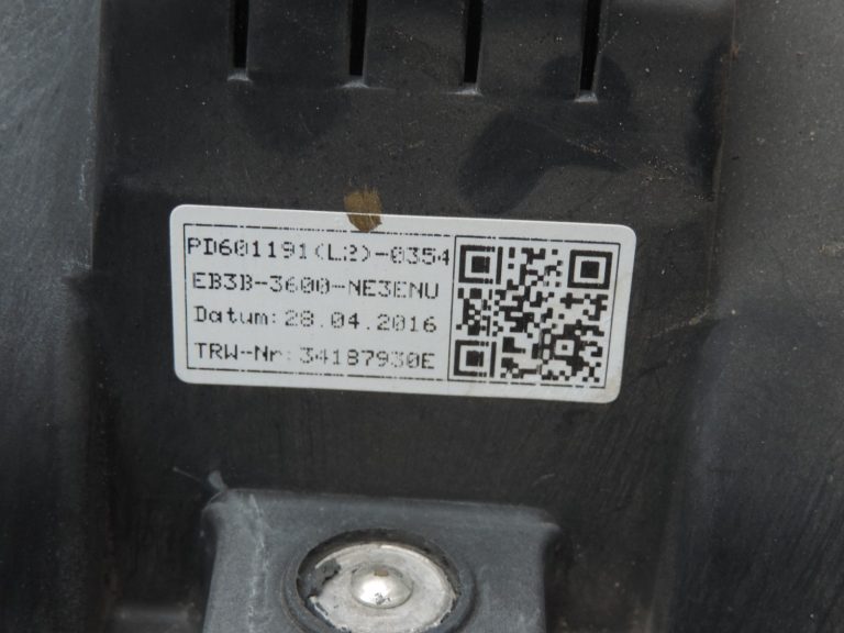Oriģinālais Ford Ranger TKE PX2 stūres rats EB3B-3600-NH3ENU, EB3B3600NH3ENU, 2319567
