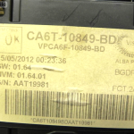 Ford Fiesta New VII Milen spidometra instrumentu klasteris CA6T-10849-BD Instrumen Cluster