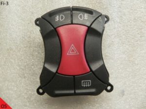 Fiat Doblo 119 switch strip fog light defrost switch hazard warning light switch