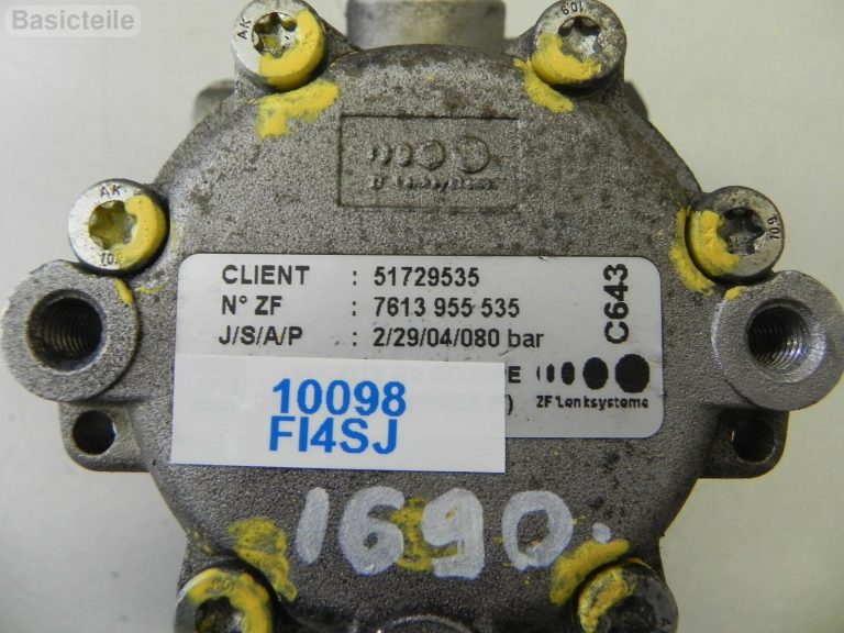 28Tkm Original ZF Servopume priekš 1.3 JTD Fiat Doblo Opel Combo 52062446