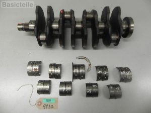 Nobraukums 74Tkm Oriģinālā kloķvārpsta ar gultni Fiat 1.4 16V kloķvārpsta
