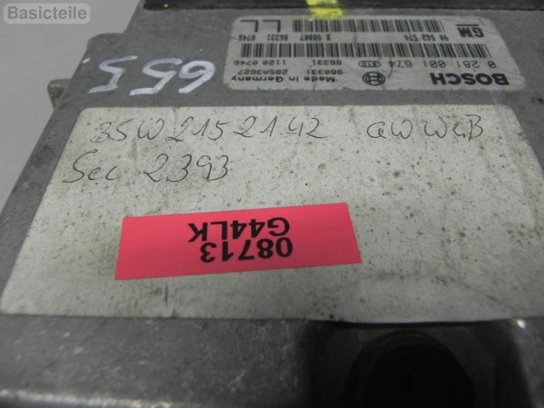 Opel Astra G Frontera B Omega B Sintra Vectra B Zafira A Motora vadības bloks EDC15