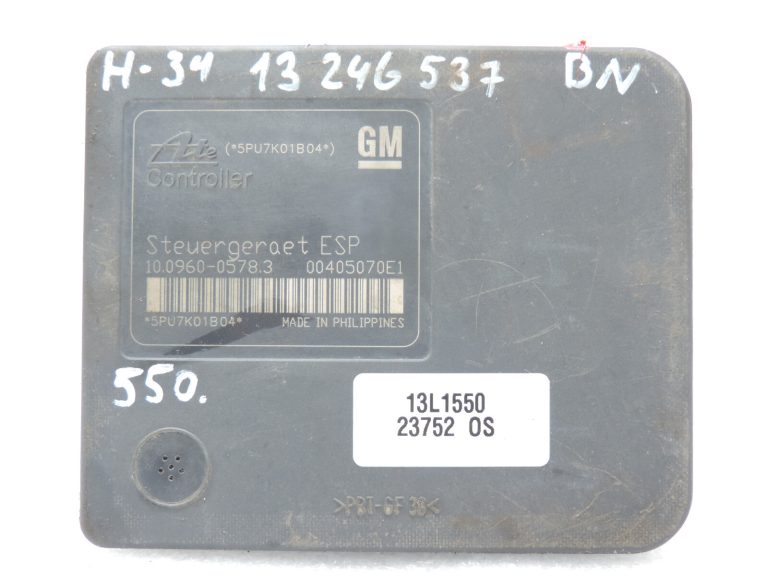 Opel Astra H Zafira B ABS ESP vadības bloks vadības bloks vadības bloks vadības bloks 13246537 BN