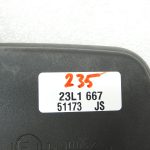 Opel Astra H 3 durvju iekšējais spogulis melns 93190832, 13253544
