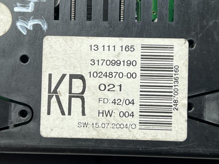 Opel Zafira B Astra H Radio Displejs Infodisplejs Daudzfunkcionālais 13373981 Ekrāns