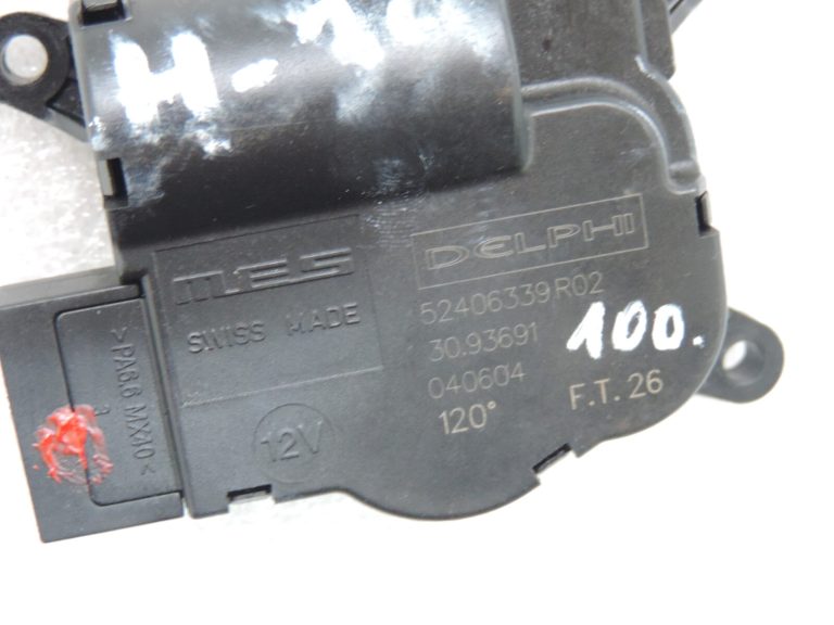 Opel Astra H Apkures ventilācijas lūkas servomotors Servomotors 52406339 R02 120°
