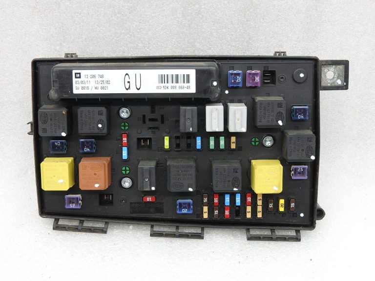 Opel Zafira B Astra H Drošinātāju kārbas atiestatīšana 93184656 13206748 GU