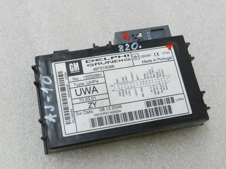Opel Astra H radio telefona brīvroku vadības bloka instalācijas komplekts