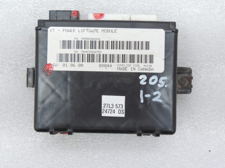 Chrysler Grand Voyager V Elektriskais aizmugurējo durvju vadības bloks 05082068AD