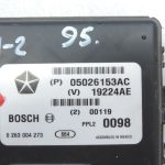 Chrysler Grand Voyager V Autostāvvietas palīgs PDC Parktronic vadības bloks 05026153AC