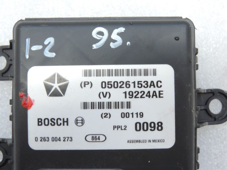 Chrysler Grand Voyager V Autostāvvietas palīgs PDC Parktronic vadības bloks 05026153AC