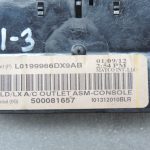 Lancia Thema II Chrysler 300 Dodge oriģināls aizmugurējās centrālās konsoles ventilācijas lūkas ventilācijas caurule