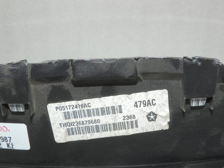 Oriģinālais Chrysler Voyager V (RT) 2.8 CRDi instrumentu klastera spidometrs 5172479AB