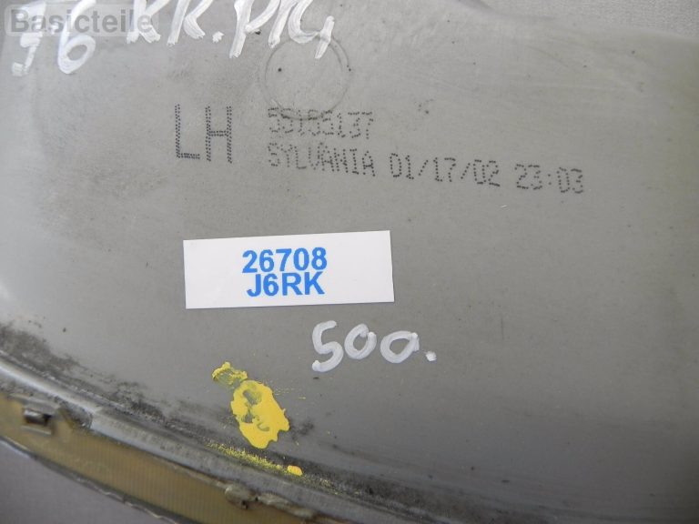 Oriģinālais Jeep Grand Cherokee priekšējais kreisais miglas lukturis 55155137 miglas lukturis