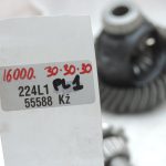 Jeep Grand Cherokee WG 2.7 CRD aizmugurējā diferenciāļa attiecība 3.55 5019855AA