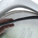Jeep Renegade Aizmugures labās puses C-stilba ceturtdaļas stikls 51953868 AR DEFEKTU