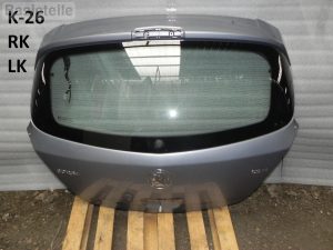 Opel Corsa D 5-tūres hečbeks aizmugurējā bagāžnieka vāks gaiši sudraba krāsā 163 Bagāžnieks