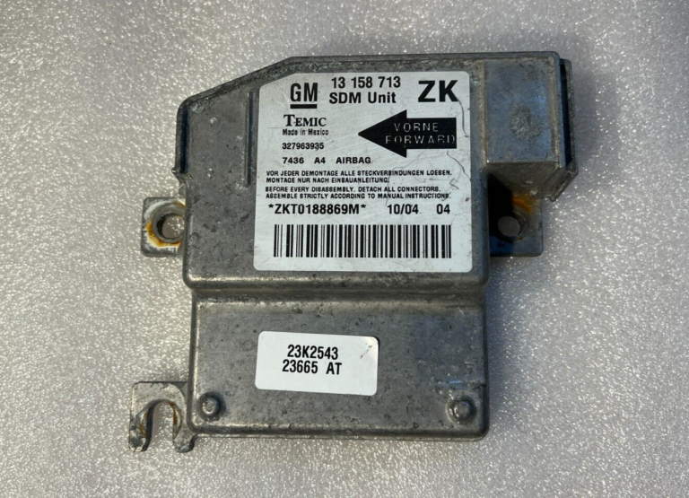 Opel Combo gaisa spilvenu vadības bloks 13398336