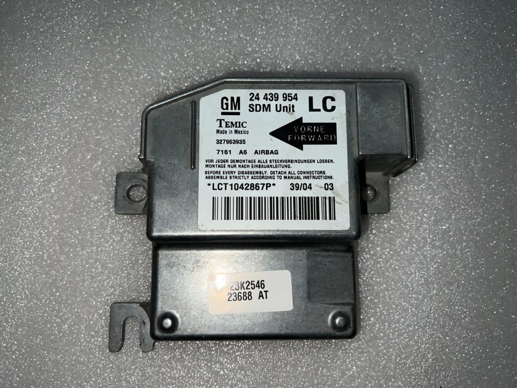 Блок управления подушками безопасности Opel Corsa 24439954