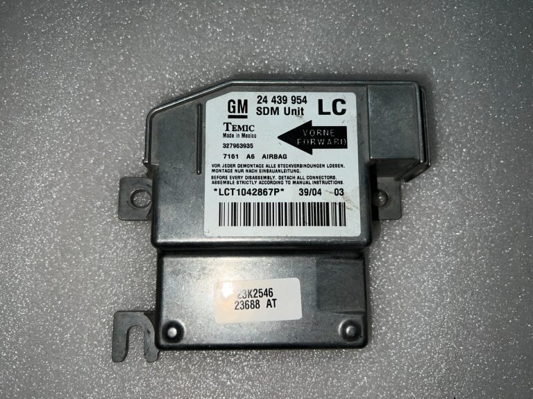 Opel Corsa gaisa spilvenu vadības bloks 24439954