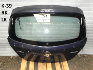 Opel Corsa D 5-Tur hečbeks bagāžnieka vāks Z168 Metro Blue Boot