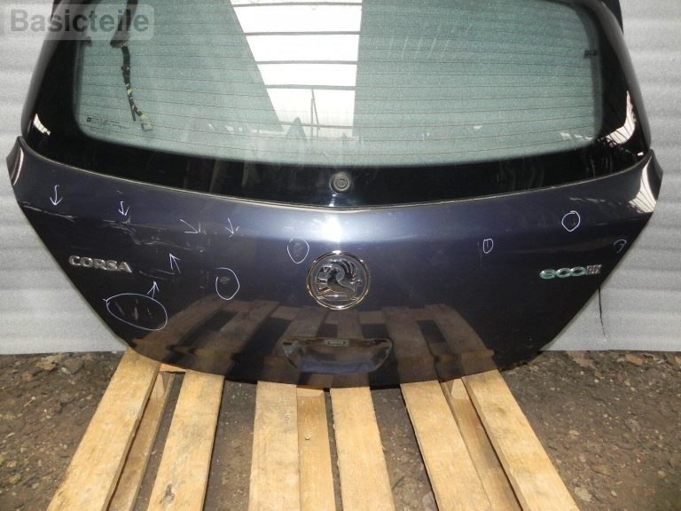 Opel Corsa D 5-Tur hečbeks bagāžnieka vāks Z168 Metro Blue Boot