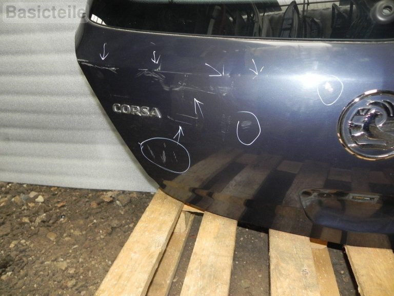 Opel Corsa D 5-Tur hečbeks bagāžnieka vāks Z168 Metro Blue Boot