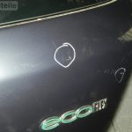 Opel Corsa D 5-Tur hečbeks bagāžnieka vāks Z168 Metro Blue Boot
