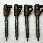 4 x degvielas iesmidzinātāju komplekts Opel Corsa D Astra J Meriva B AVEO 1.3TDI 93184178