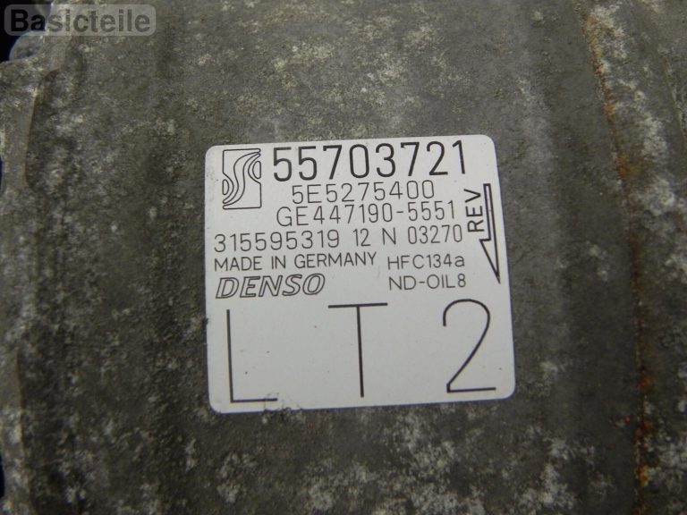 Opel Corsa D 1.3 1.7 CDTi Fiat Grande Punto 1.3 d Gaisa kondicioniera kompresors 55703721