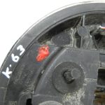 Opel Corsa E aizmugurējās durvis aizmugurējās durvis rokturis rokturis rokturis vāks emblēma 39007843