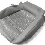 Opel Meriva B Apakšējā sēdekļa pārvalks melns/pelēks TABW TALE 13293664