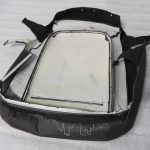 Opel Meriva B apakšējais sēdekļa pārvalks kreisais melns/pelēks TABW TALE 13293663