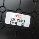 Oriģinālais Opel Meriva B bagāžas nodalījuma vāks kreisajā pusē 13301848, 13265782