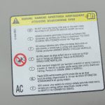 Oriģinālais Opel Meriva B Saules aizsegs Right Light Titanium bez apgaismojuma