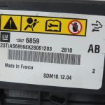 Oriģinālais Opel Meriva B gaisa spilvena vadības bloks 13576859, 13576859 AB, 1247095
