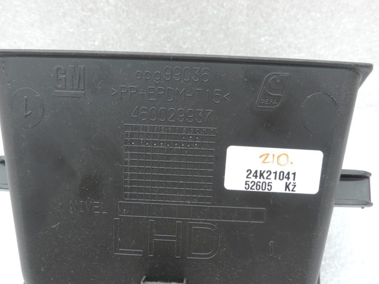 Oriģinālais Opel Meriva B instrumentu paneļa nodalījums kreisajā pusē 13315086 13301801 2209647