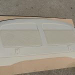 Audi A6 C7 4G Sedans Aizmugurējais bagāžas nodalījuma plaukts Atlas bēšs 4G5863411T JN2