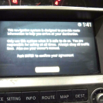 Nissan Murano X-Trail borta datora displeja ekrāns Navigācijas displejs 28090EQ300