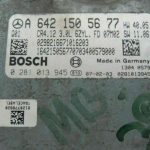 Mercedes Benz W164 ML320 CDI dīzeļdzinēja vadības bloks Vadības bloks A6421505677