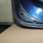 Toyota Corolla Verso III 04-09 aizmugurējās durvis ar stikla bagāžnieka vāku, krāsa 8P4