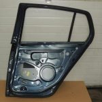 VW Golf V MK5 Aizmugurējās labās durvis Krāsa W9 / C5F Bluegraphit Aizmugurējās labās durvis